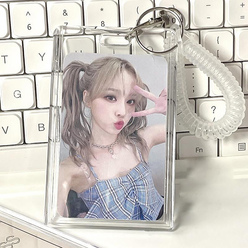 Card Sleeves Protector - Acryl fotokaarthouder Kpop Idol kaarthouder Transparante