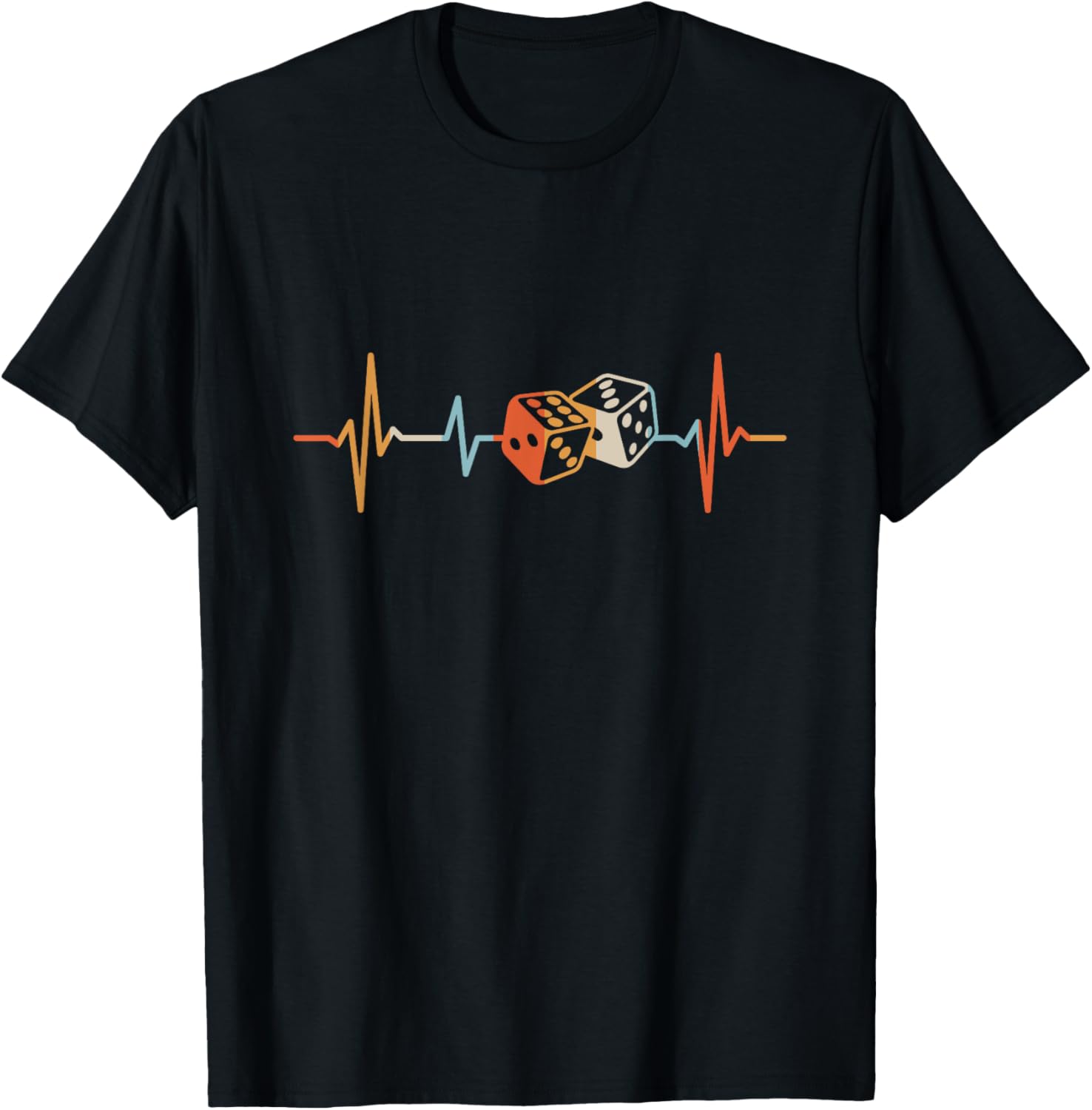 Board Game Vintage - Bordspel Heartbeat Dice T-shirt Vintage Kleding