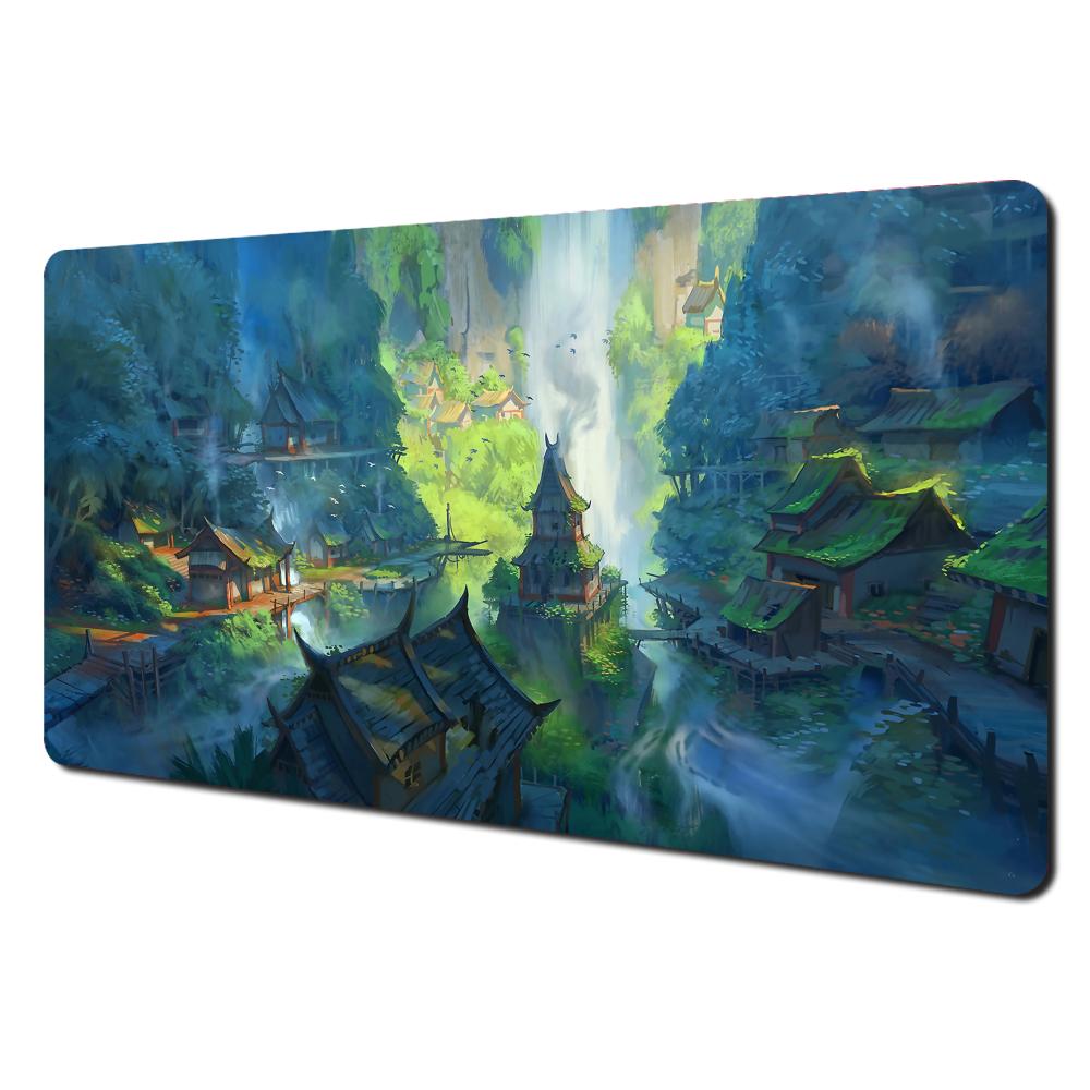 Play Mat Neoprene - Mysterieuze Bos Geheim Koninkrijk TCG Speelmat