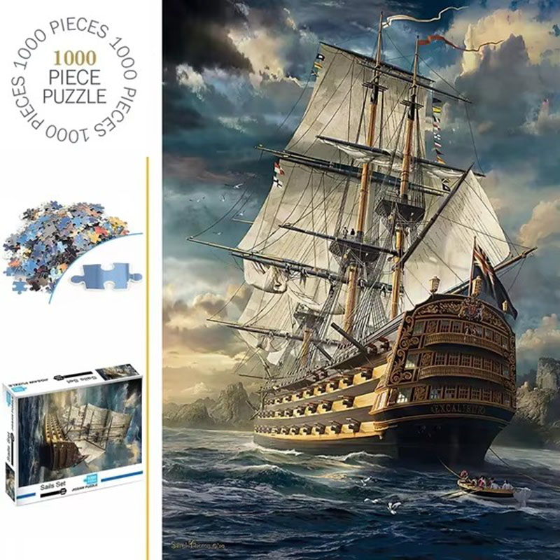 Jigsaw Puzzle Adult - Zeils-Set legpuzzel 1000-delige puzzels voor volwassenen