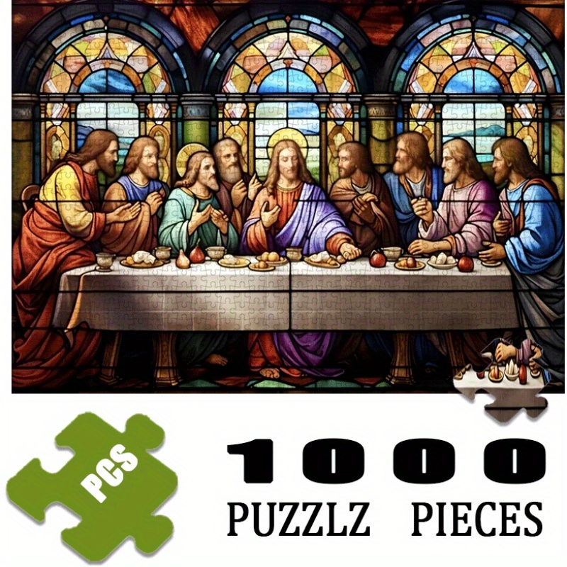 Jigsaw Puzzle Adult - 1000 stuks religieuze scène laatste avondmaal