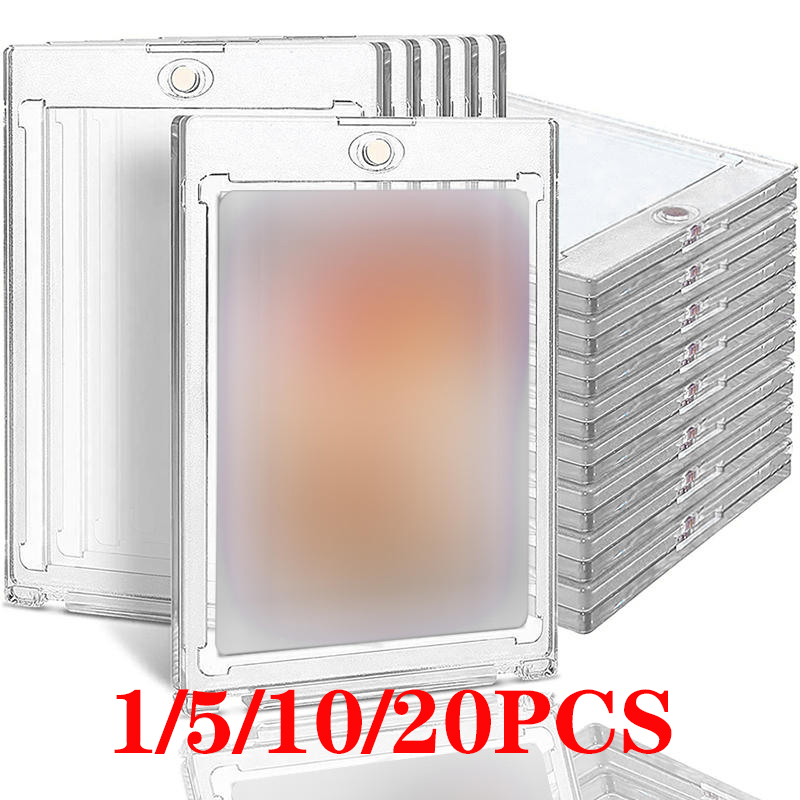 Card Sleeves Protector - Magnetische kaarthouders voor verzamelkaarten, harde beschermhoes,