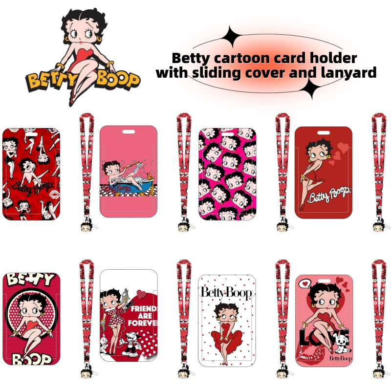 Card Sleeves Protector - Betty Boop serie anime buskaarthouder, campus