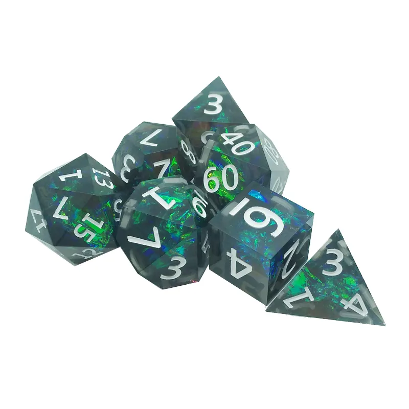 7 STKS hars scherpe polyhedral - Dice Set Polyhedral recensie en prijs