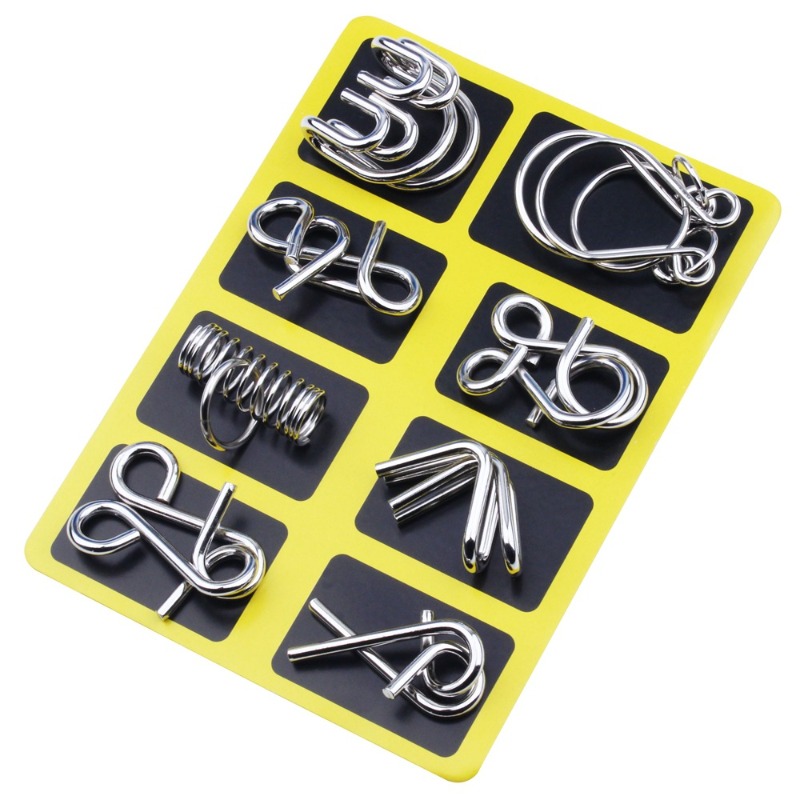 8-delige metalen puzzelset, kl - Board Game Pdf recensie en prijs