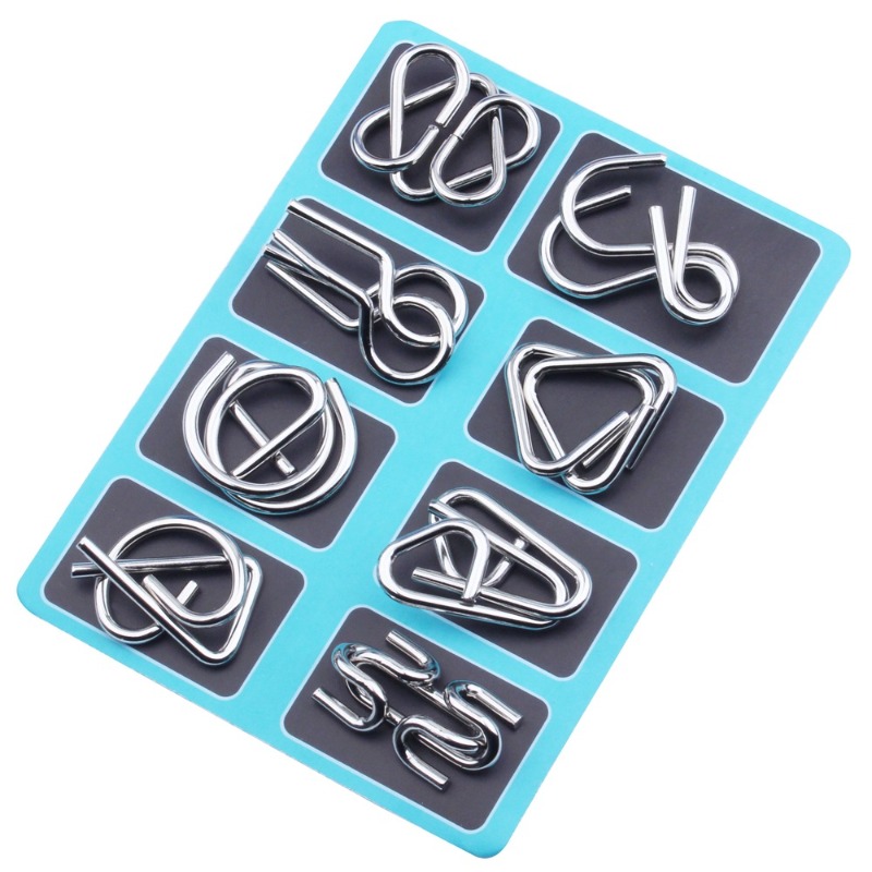 8-delige metalen puzzelset, kl - Board Game Pdf recensie en prijs