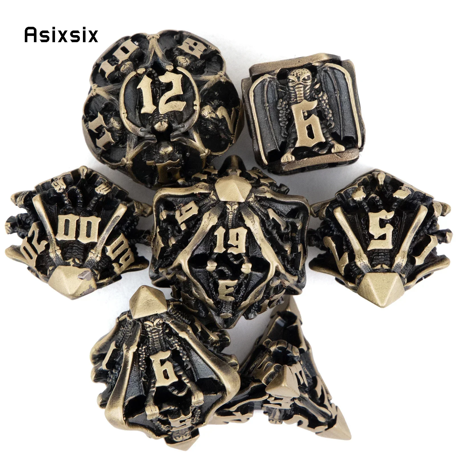 Metalenen dobbelstenen, perfec - Dice Set Polyhedral recensie en prijs