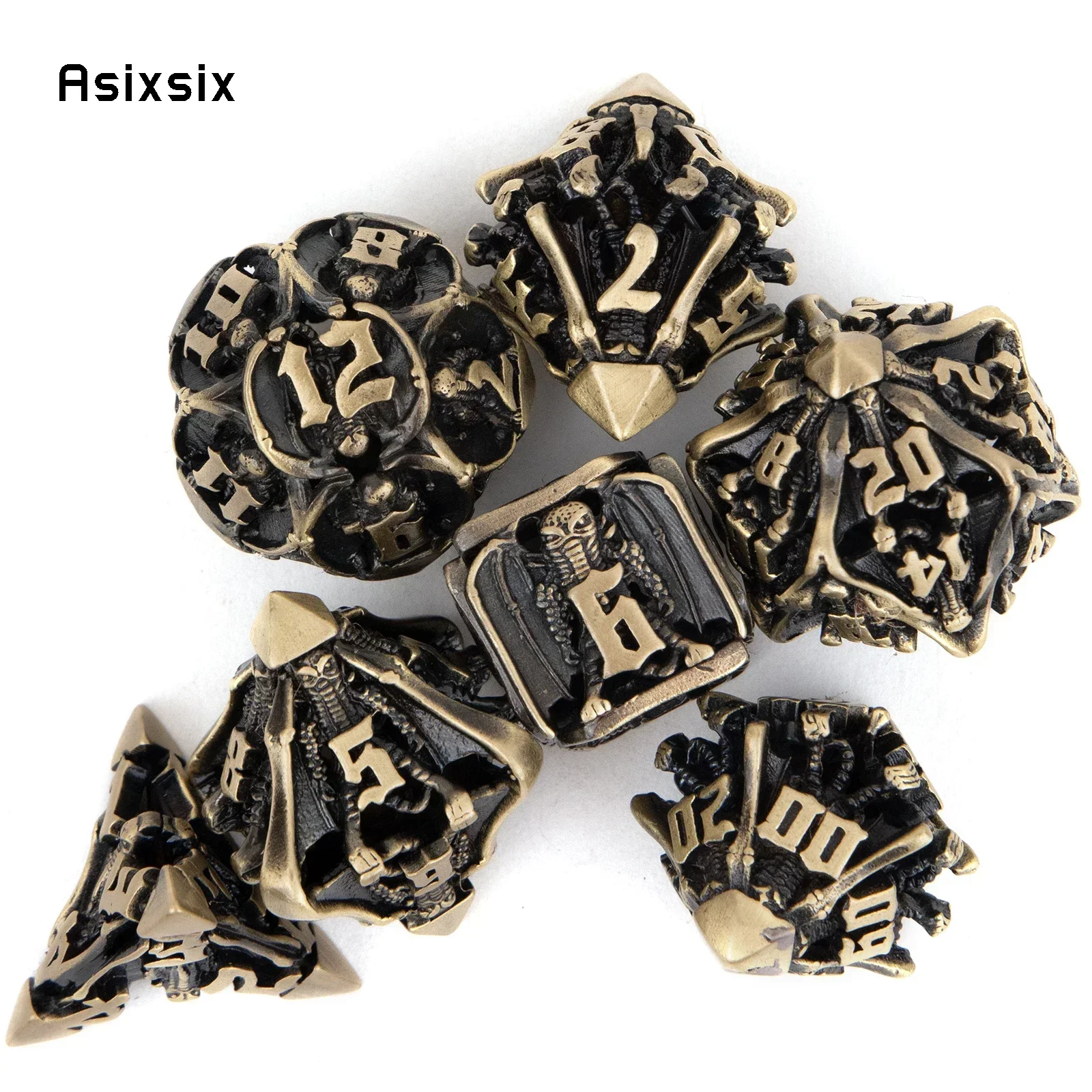 Metalenen dobbelstenen, perfec - Dice Set Polyhedral recensie en prijs