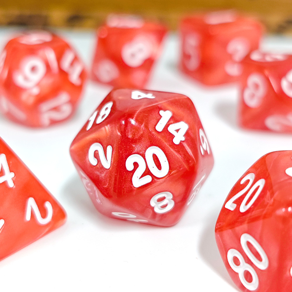 7 stks/set Parel Dobbelstenen  - Dice Set Polyhedral recensie en prijs