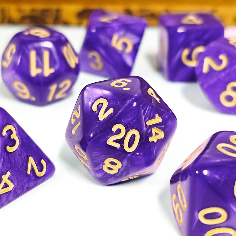 7 stks/set Parel Dobbelstenen  - Dice Set Polyhedral recensie en prijs