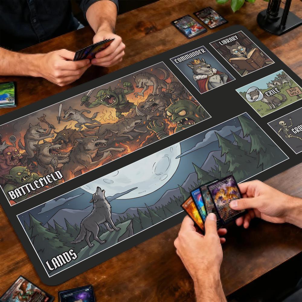 Weerwolf Stam MTG&TCG Tafelbla - Play Mat Neoprene recensie en prijs