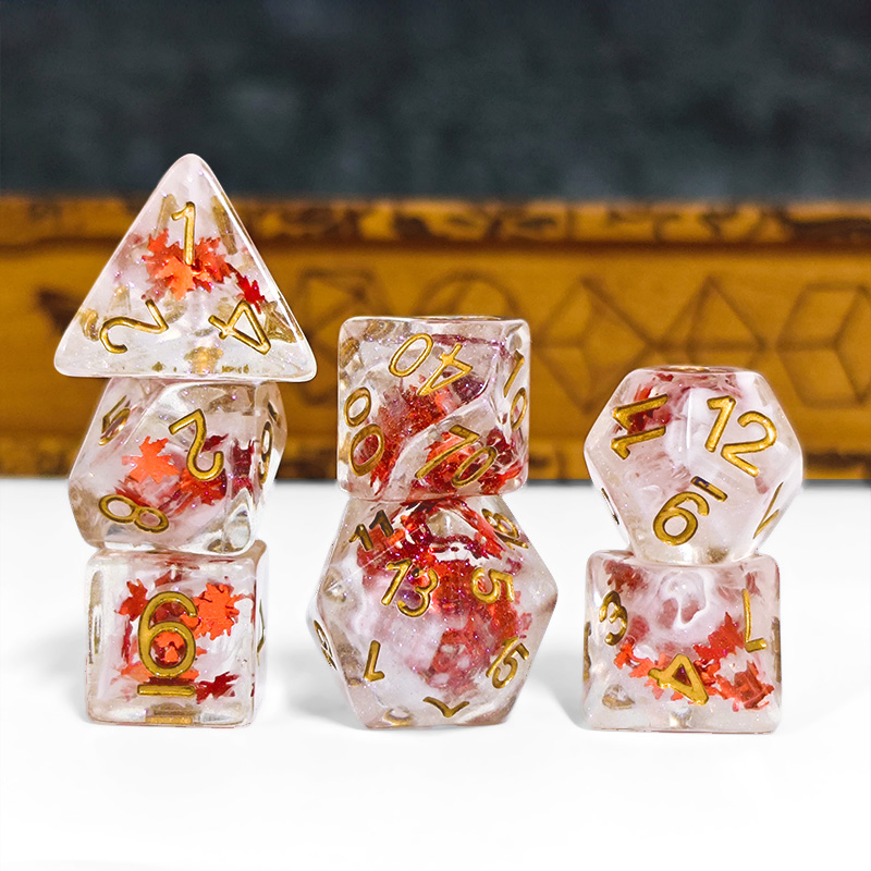 7PCS DND Dobbelstenen Transpar - Dice Set Polyhedral recensie en prijs