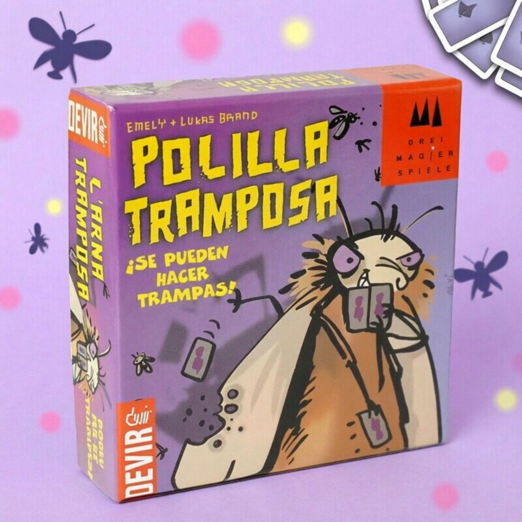 Spaans kaartspel Polilla Tramp - Board Game Viral recensie en prijs