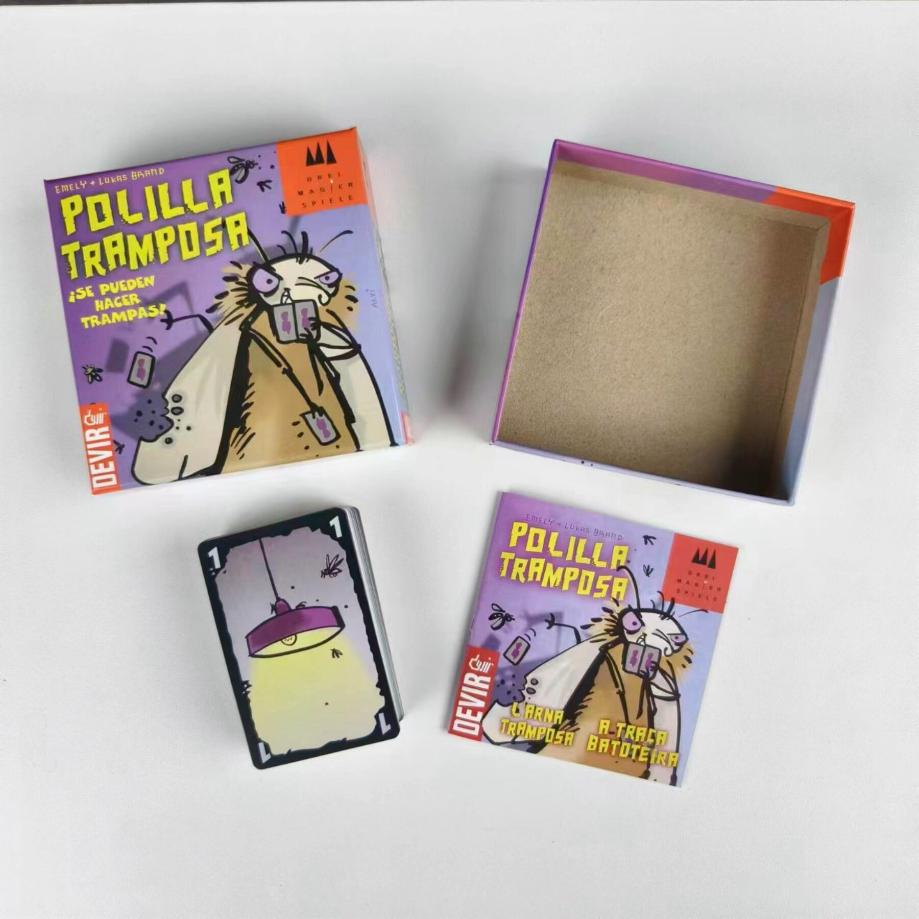 Spaans kaartspel Polilla Tramp - Board Game Viral recensie en prijs
