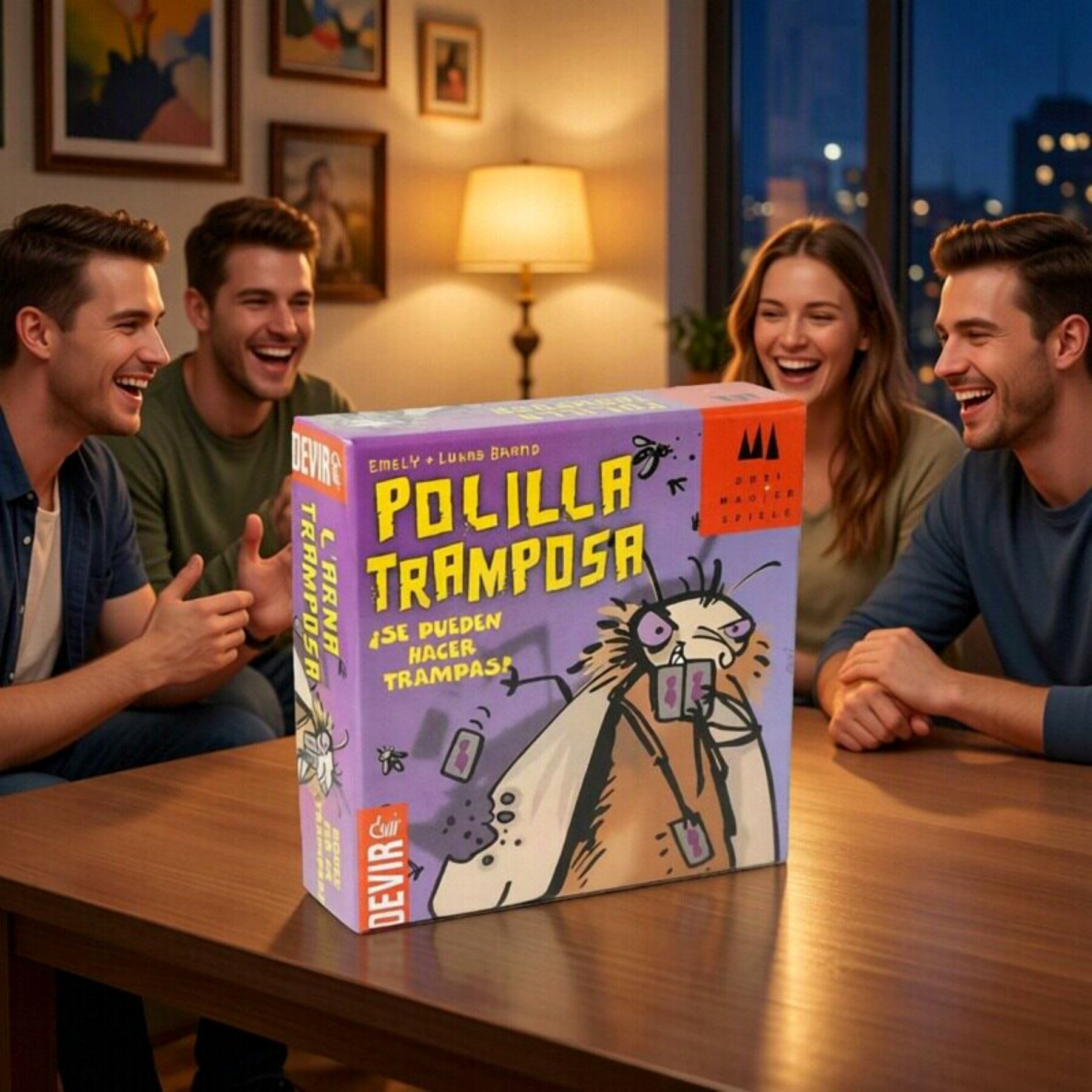 Spaans kaartspel Polilla Tramp - Board Game Viral recensie en prijs