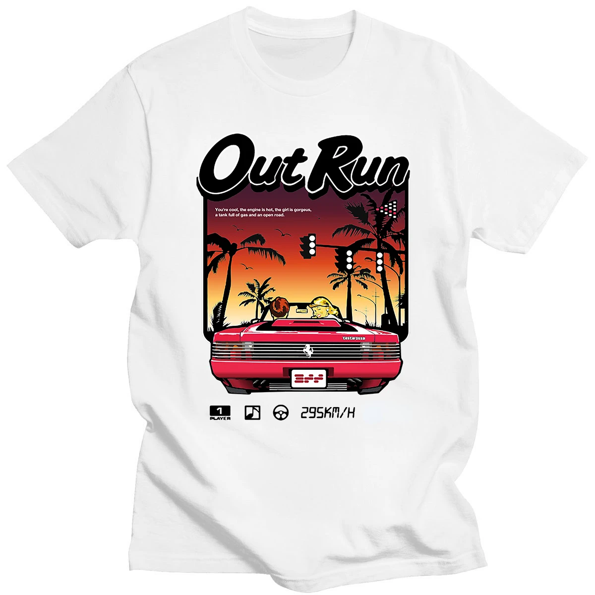90S Vintage Out Run Top T-shir - Board Game Viral recensie en prijs