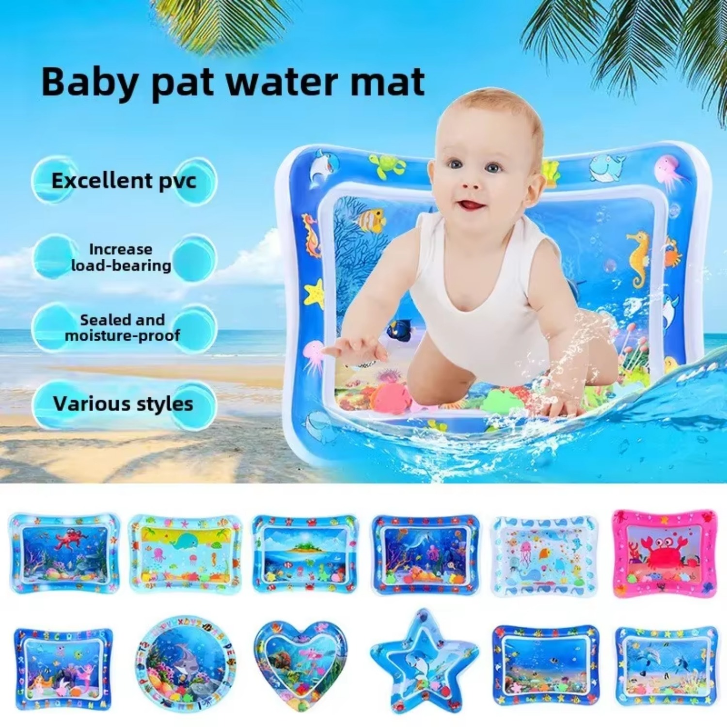 Grote babyspeelkleed Zomer opb - Play Mat Neoprene recensie en prijs